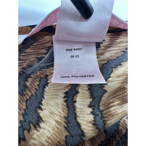 Vintage Y2K Victoria Secret Tiger Print Slip Dress Size Small - Picture 8 of 9
